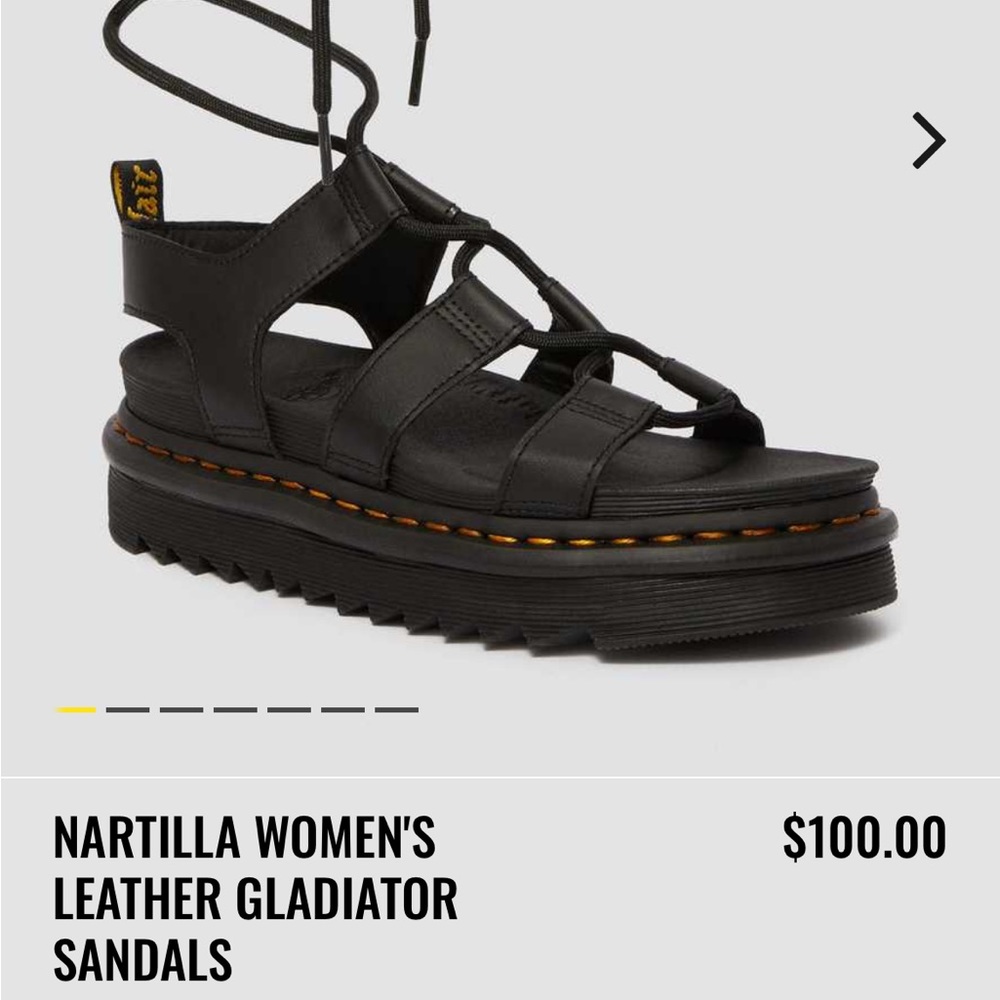 Size 8. Dr.Martens Nartilla women Gladiator Sandals